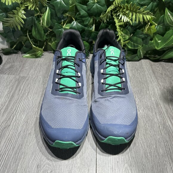 On Cloudvista Waterproof Mens 14 Shoes Metal Denim Off Road Trail Running main image 4
